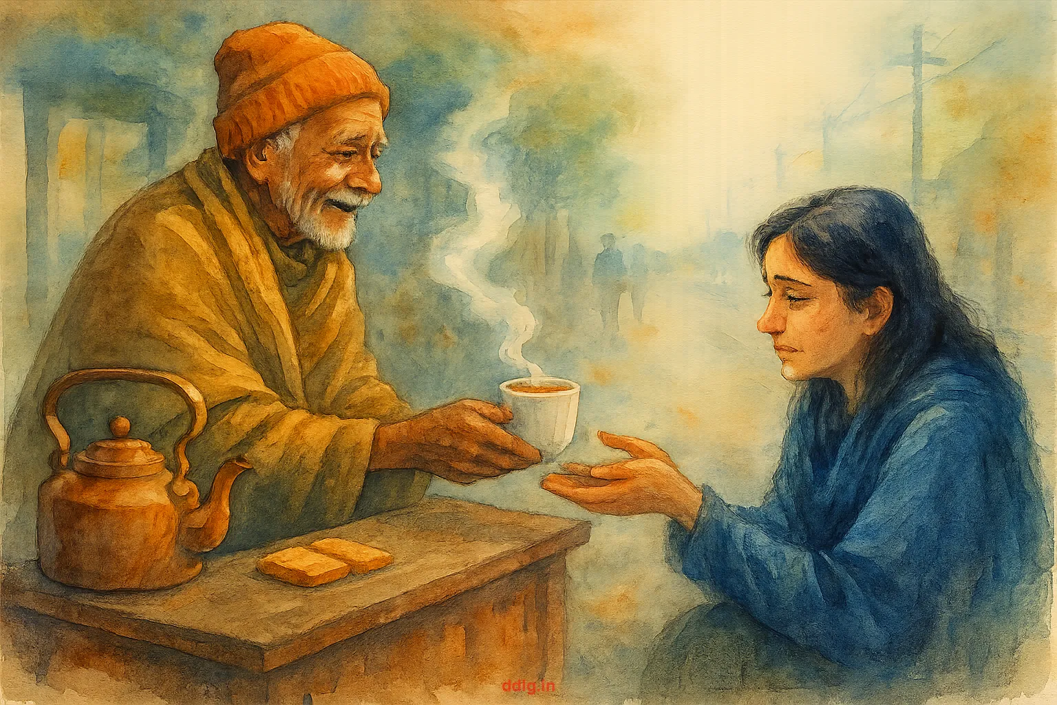 চায়ের কাপের উষ্ণতা